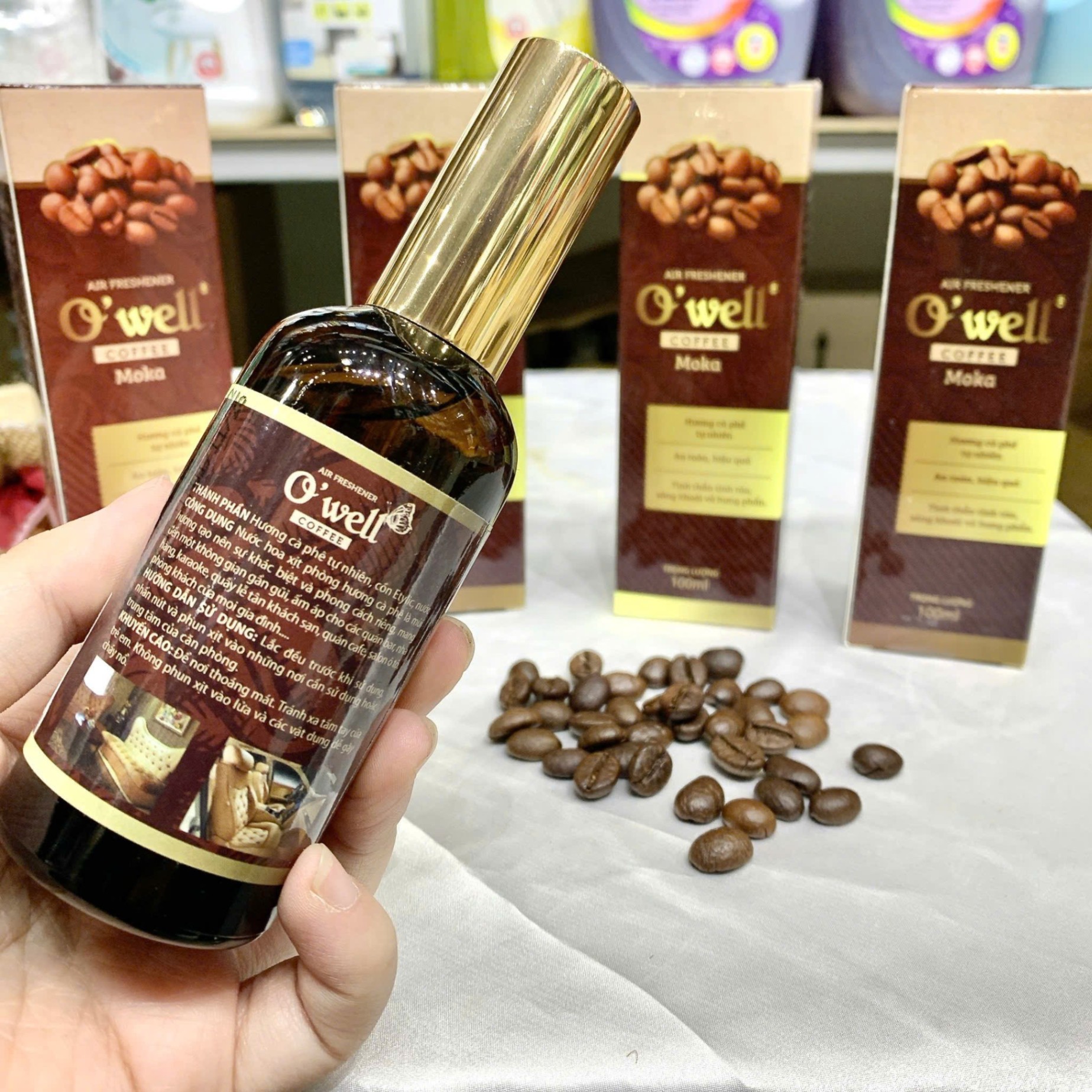 XỊT TINH DẦU O'WELL HƯƠNG MOKA