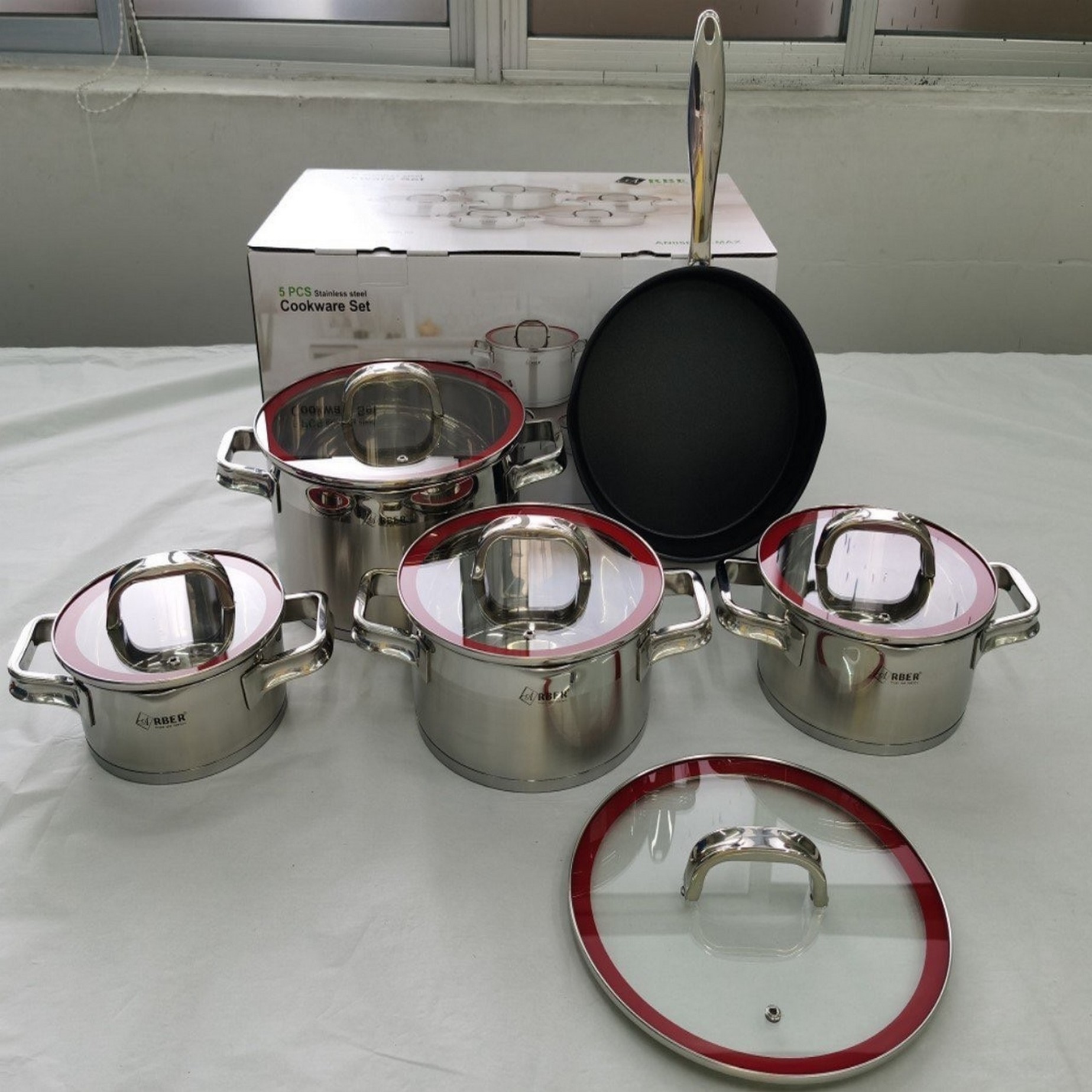 Bộ nồi 5 món AN05 RED-MAX