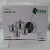Bộ nồi inox 5 món arber AN-06BB
