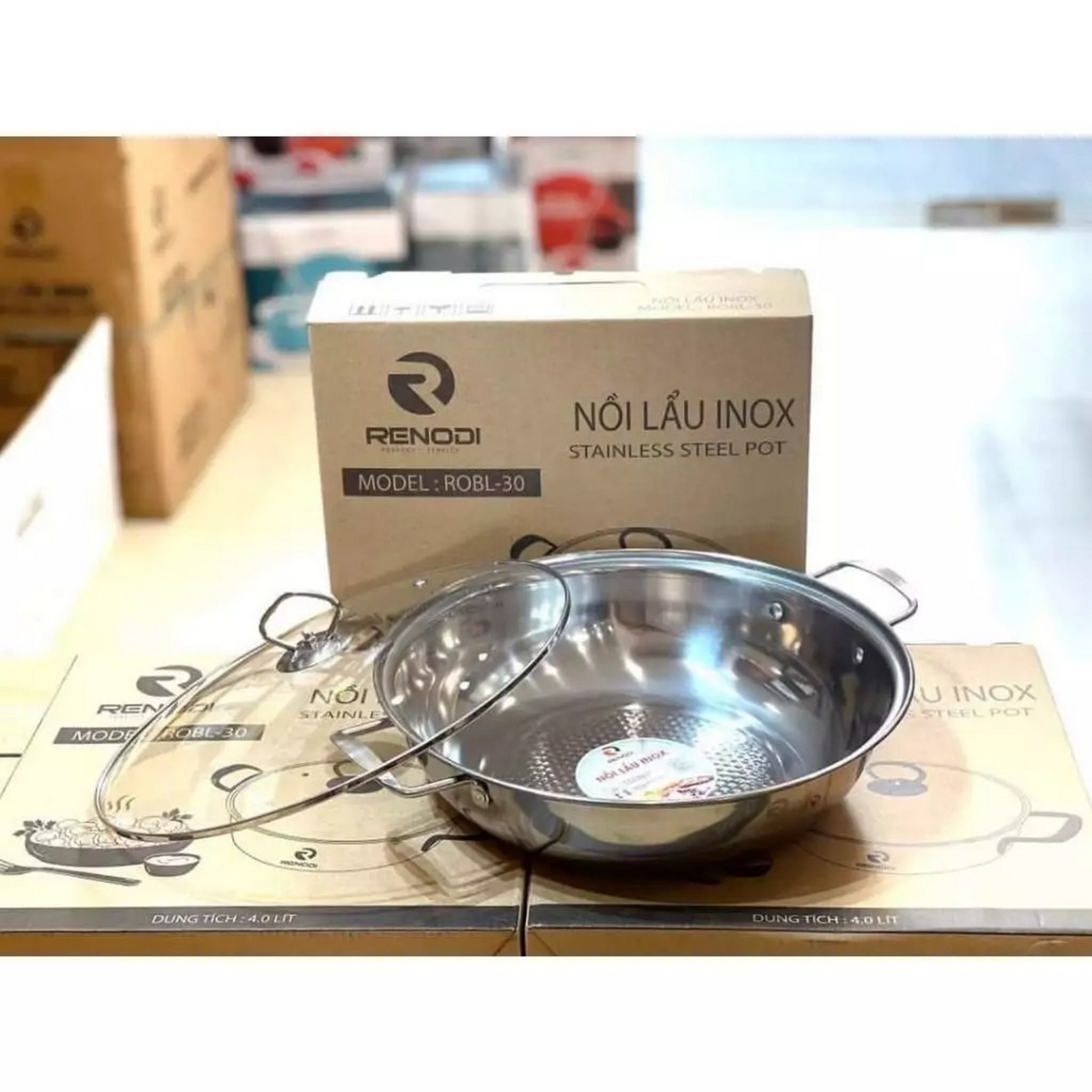 Nồi lẩu inox Renodi model: Robl-30