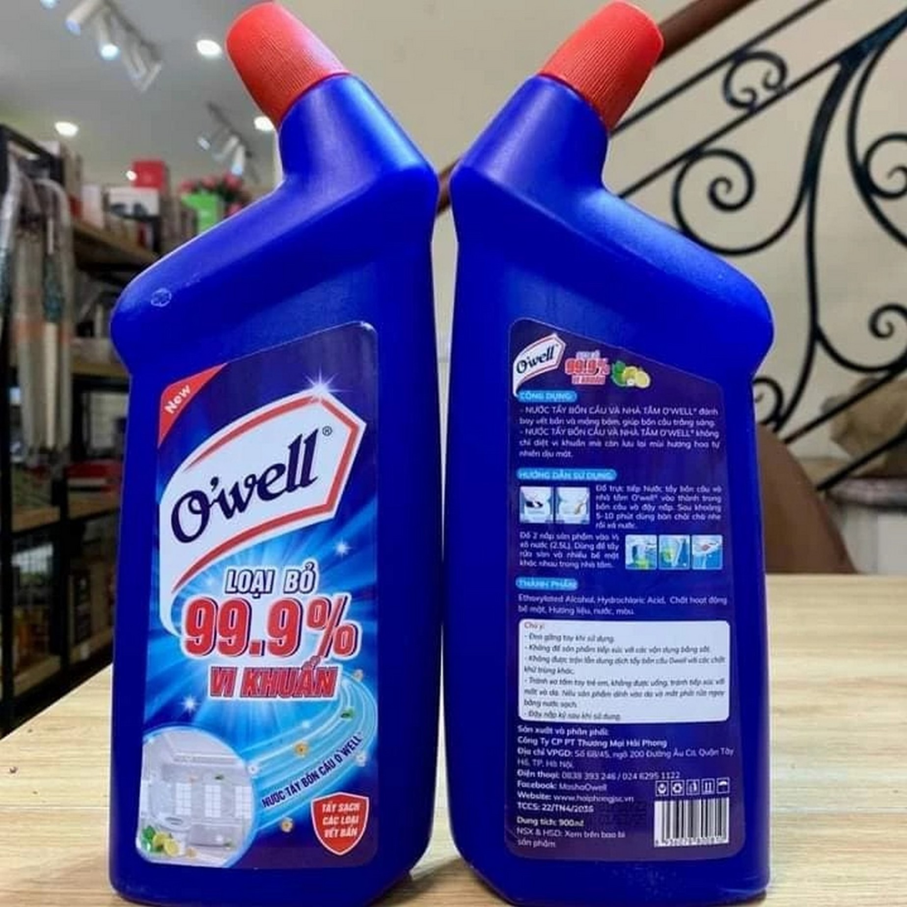 Nước tẩy bồn cầu O'well