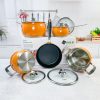 Bộ nồi 5 món mầu cam AN-06SMC