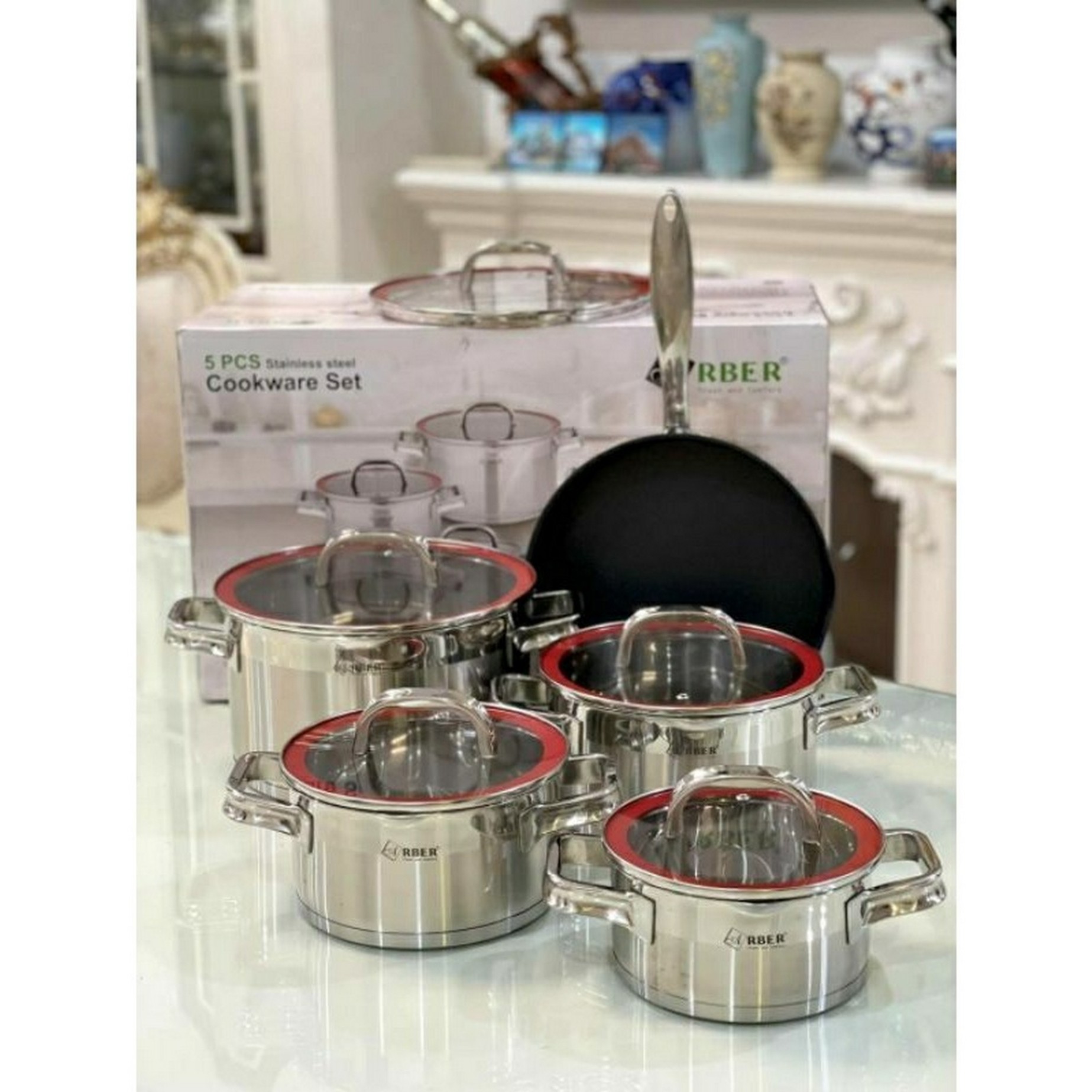 Bộ nồi 5 món AN05 RED-MAX