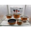 Bộ nồi 5 món mầu cam AN-05SMC