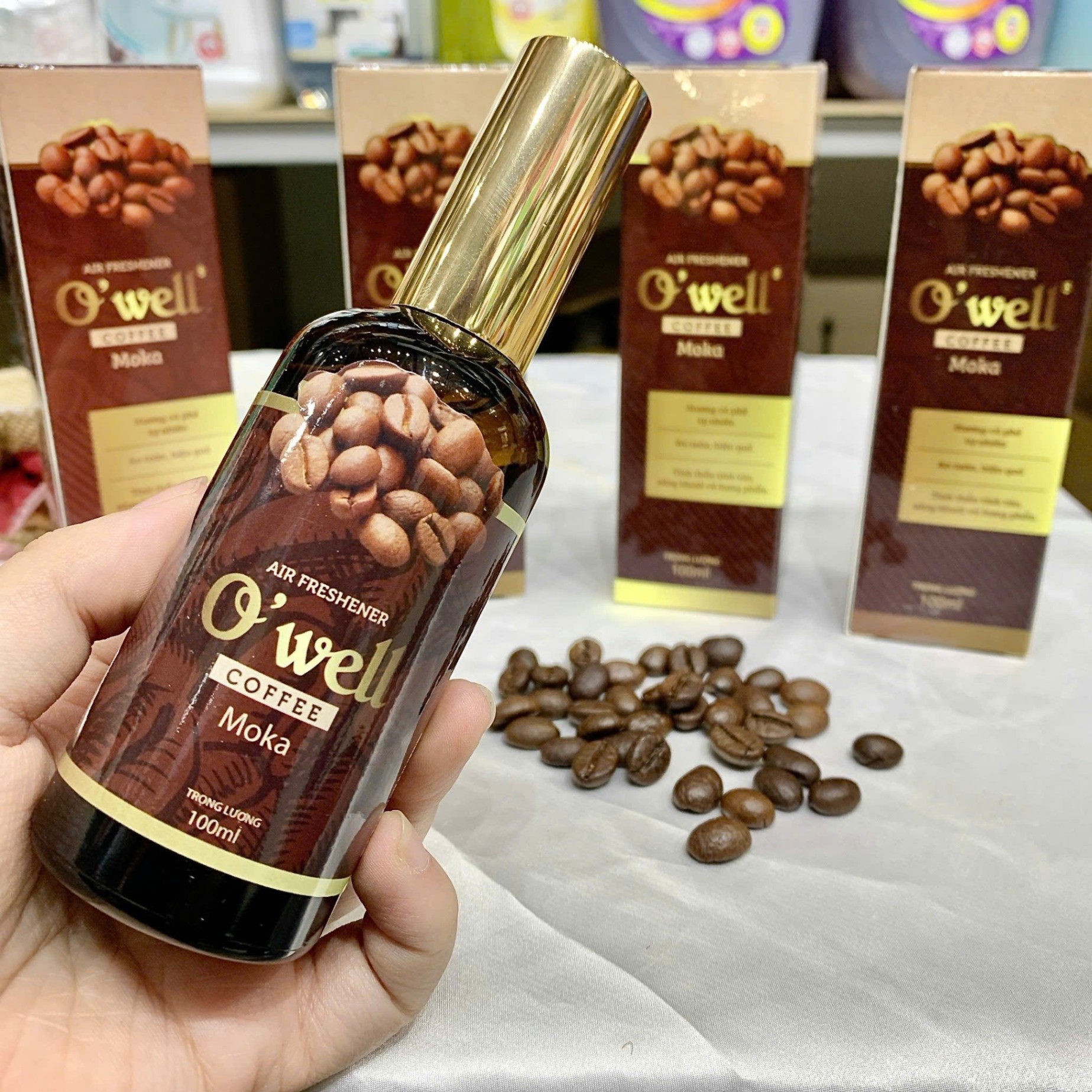 XỊT TINH DẦU O'WELL HƯƠNG MOKA