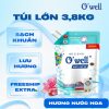 Nước giặt xả Owell dạng túi Hương Nước Hoa