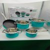 AN05SMDT Bộ nồi inox 5 món sơn màu