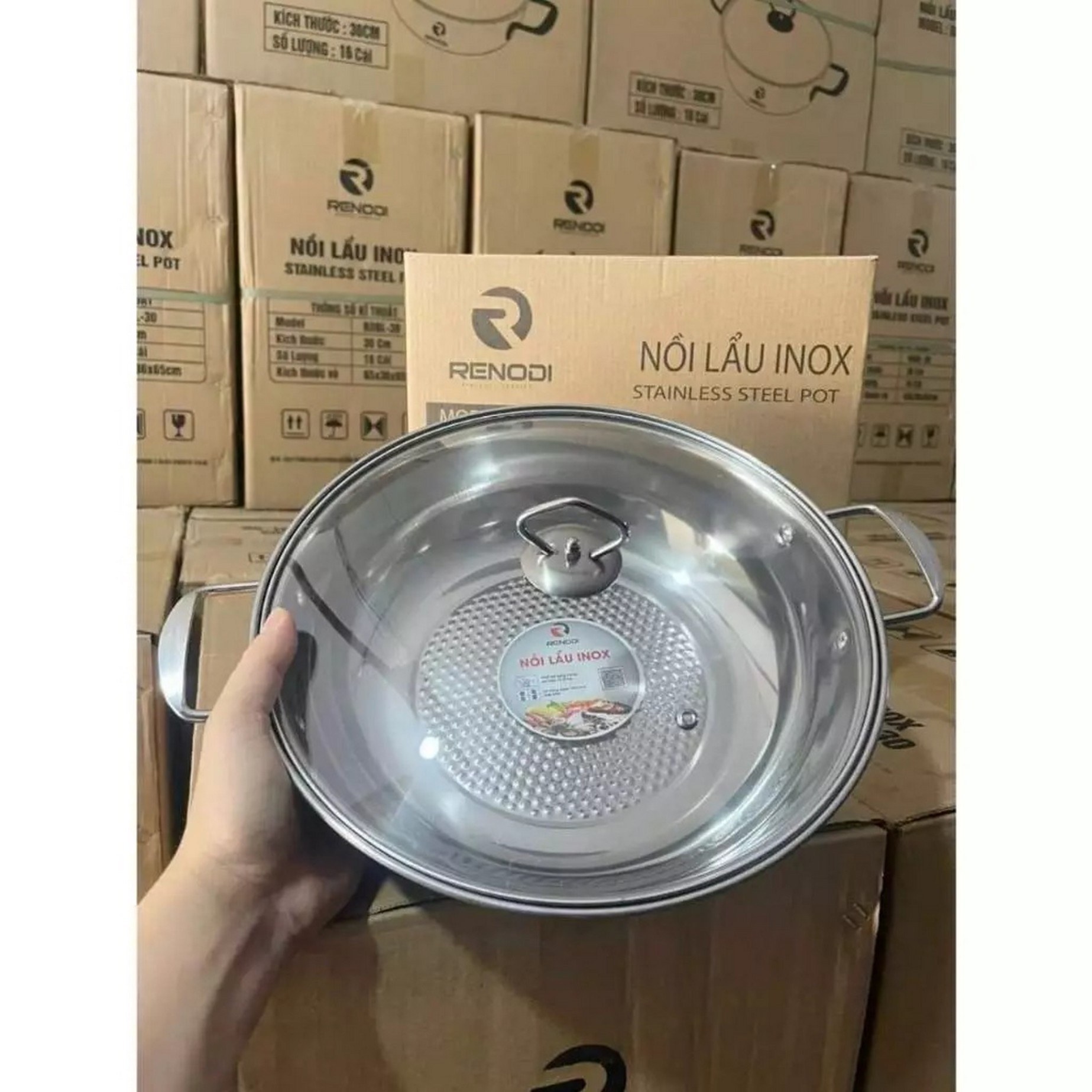 Nồi lẩu inox Renodi model: Robl-30