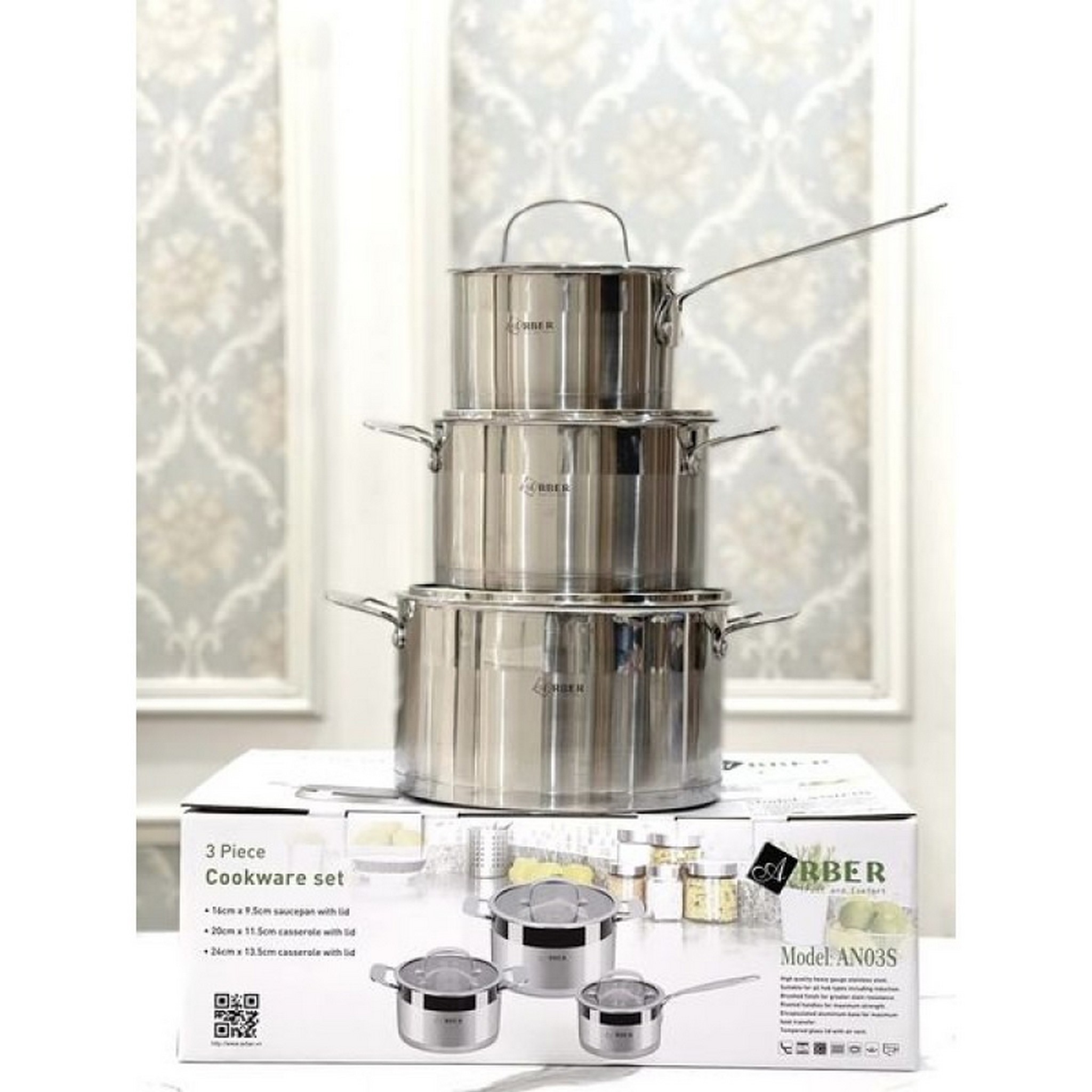 Bộ nồi từ arber AN03S