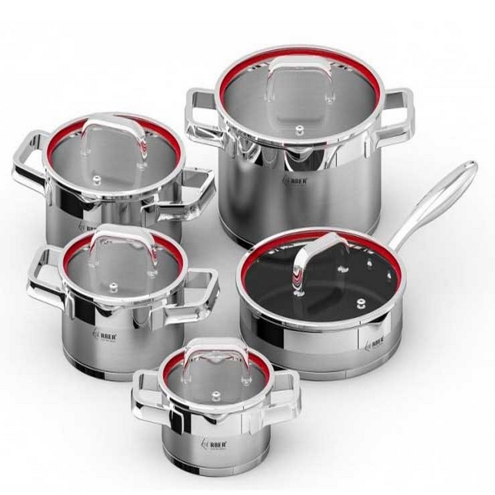 Bộ nồi 5 món AN05 RED-MAX