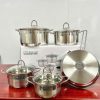 Bộ nồi inox Arber 5 món SALMON