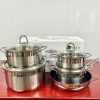 Bộ nồi inox Arber 5 món SALMON