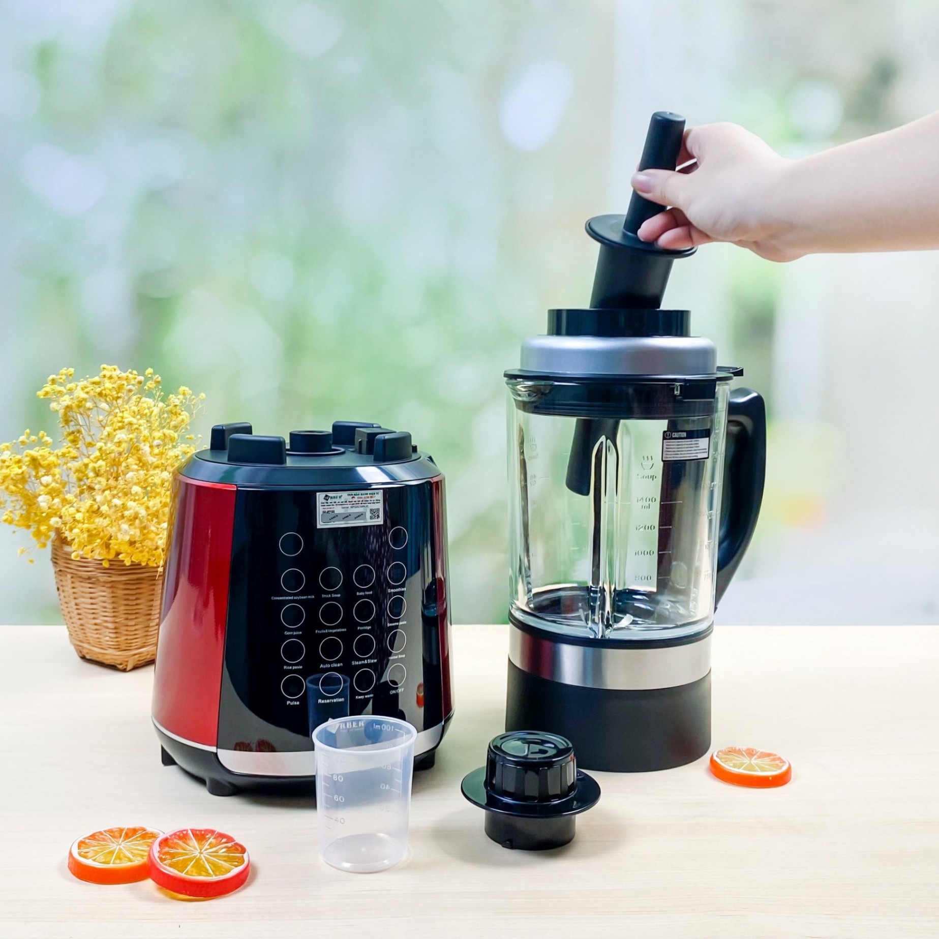 Máy xay sữa hạt Arber MLSH9W 1,75L