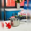 Nồi áp suất cơ inox Tefal Secure 5 Neo 4L - tay cầm đen, núm vặn xanh lá