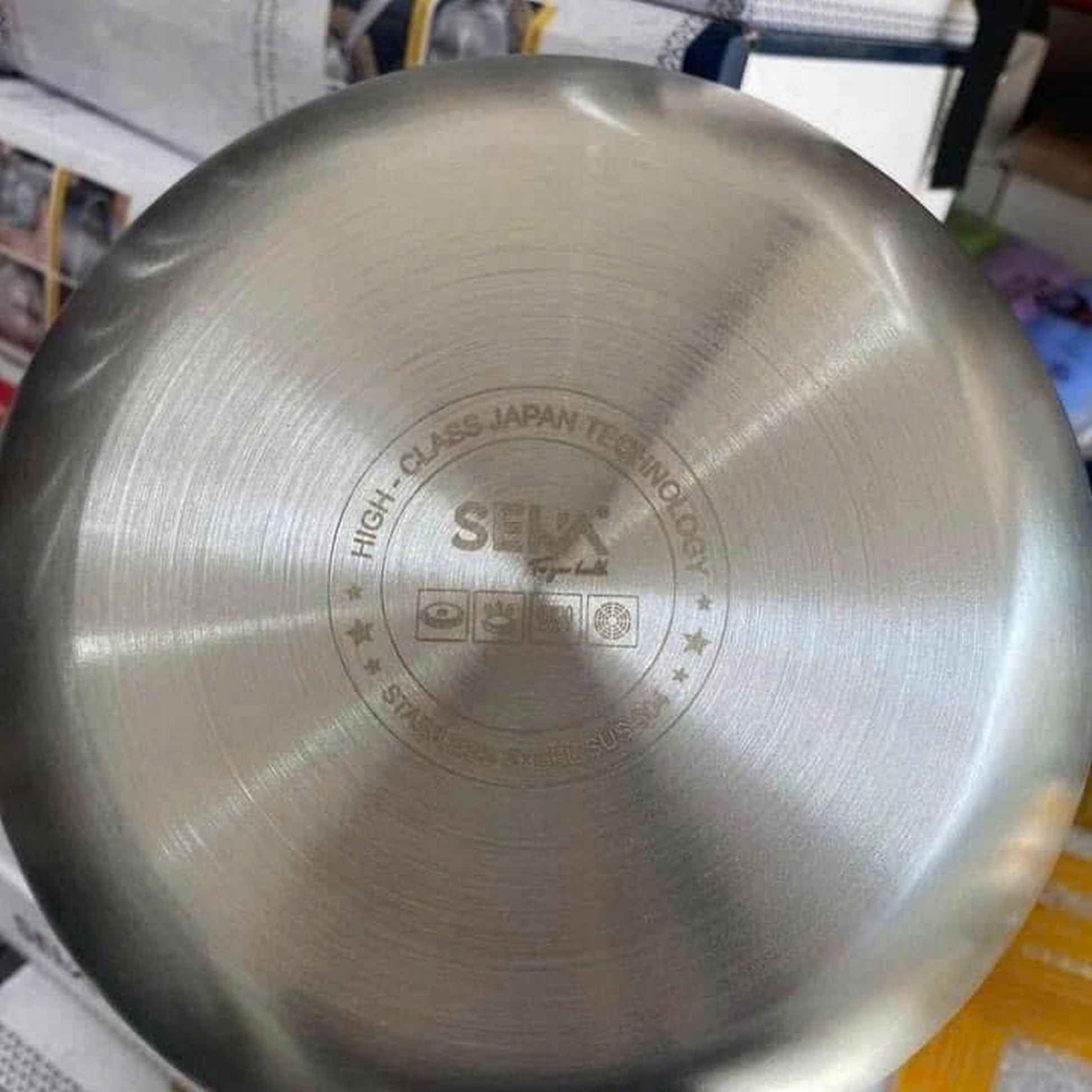 Chảo tuyết inox đúc nguyên khối SEKA size 26