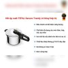 Nồi áp suất Inox cao cấp Tefal Secure Trendy có khay hấp, 6L
