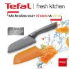 Dao làm bếp phủ Titanium bản lớn Santoku Tefal Fresh Kitchen K1220104-12cm