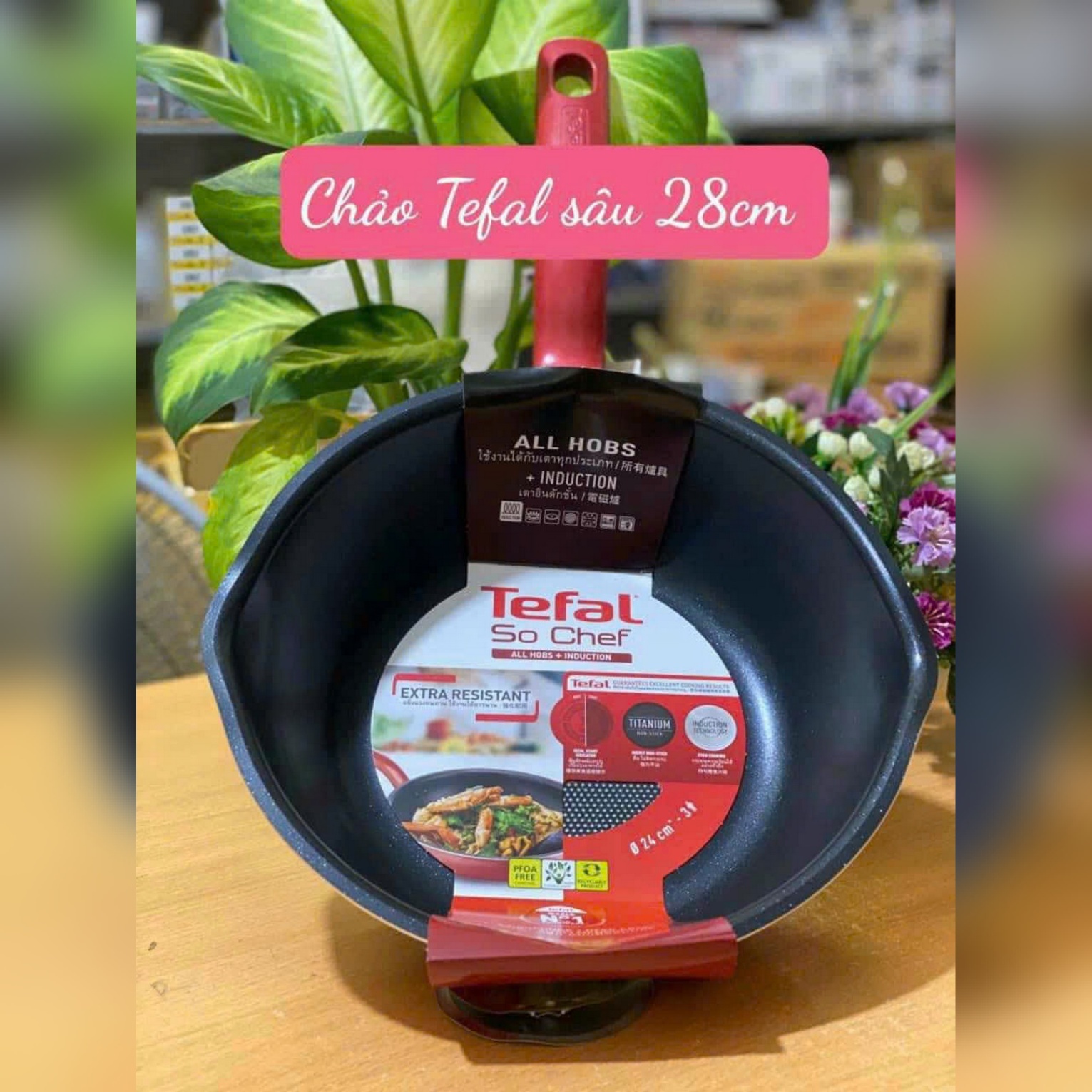 Chảo chiên sâu lòng Tefal So Chef 28cm