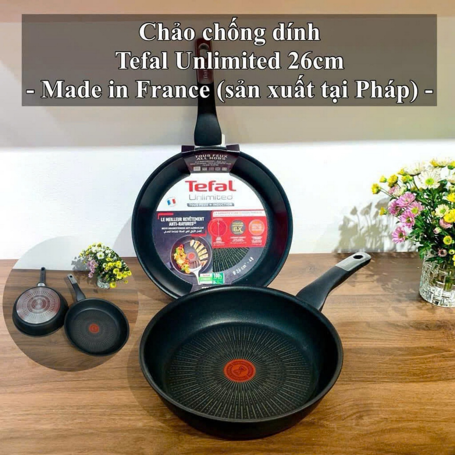 Chảo chiên Tefal Unlimited 26cm