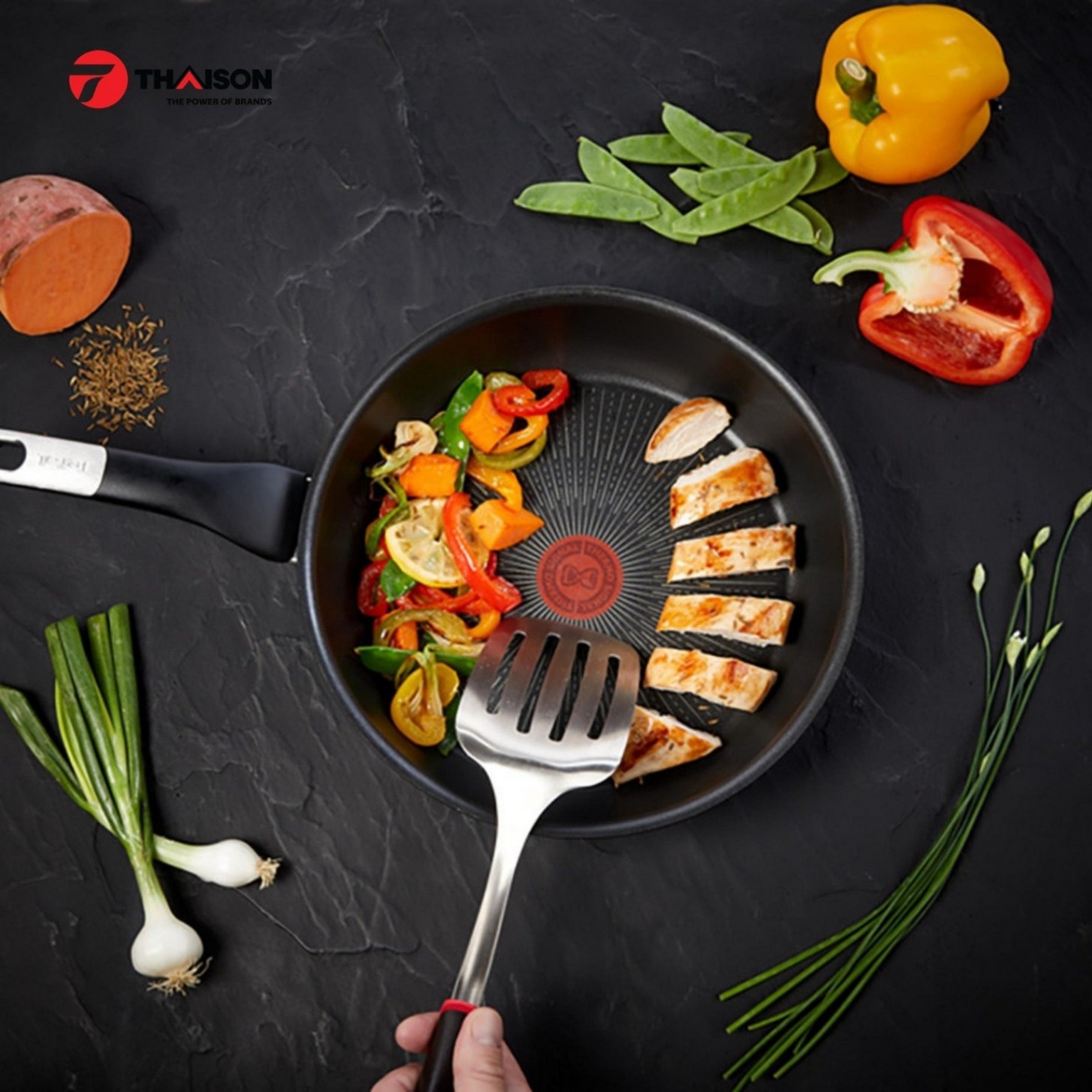 Chảo chiên sâu lòng Tefal Unlimited 28cm