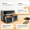 Nồi chiên không dầu 2 ngăn Tefal 2in1 EY905D10 - 8.3L - điện tử