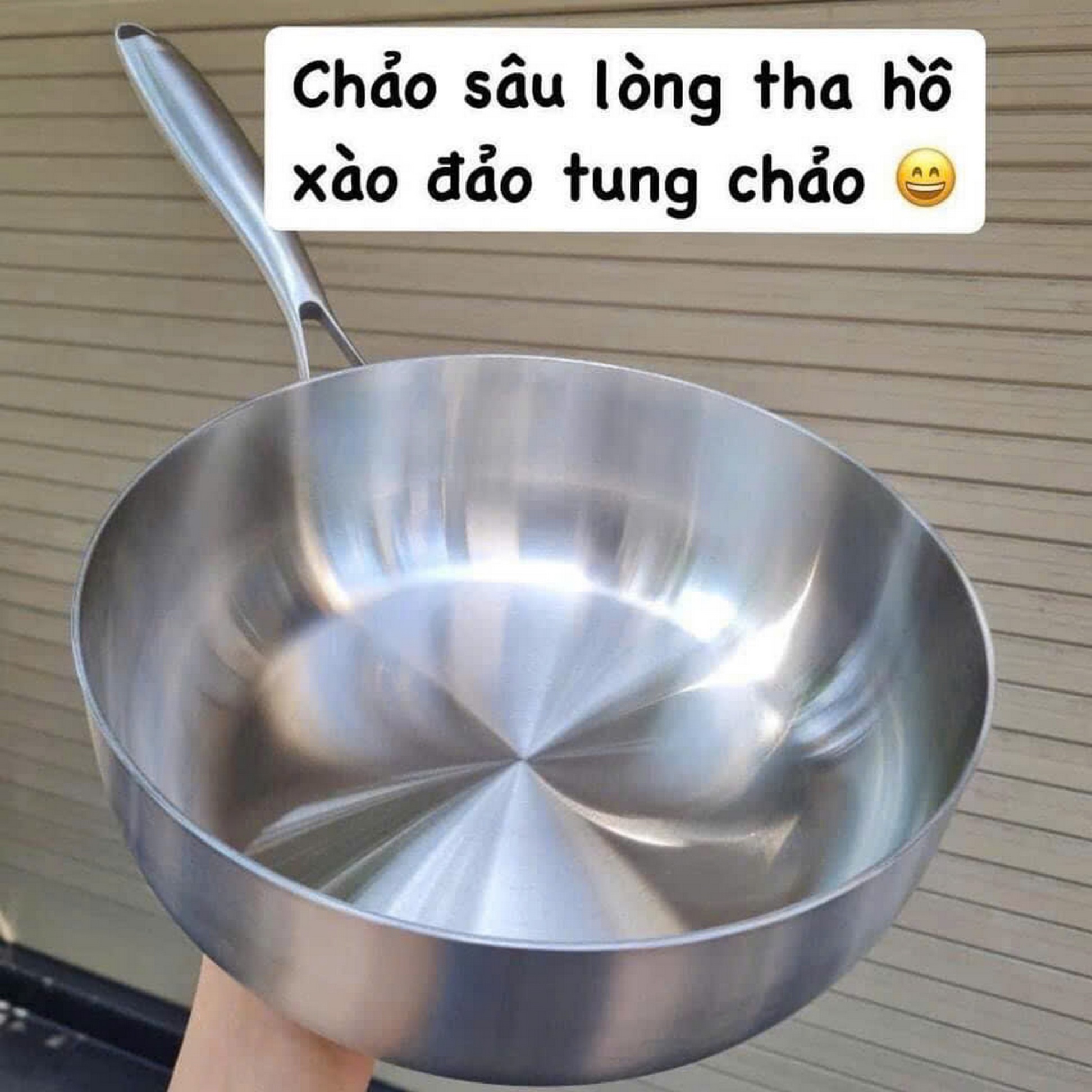 Chảo tuyết inox đúc nguyên khối SEKA size 26