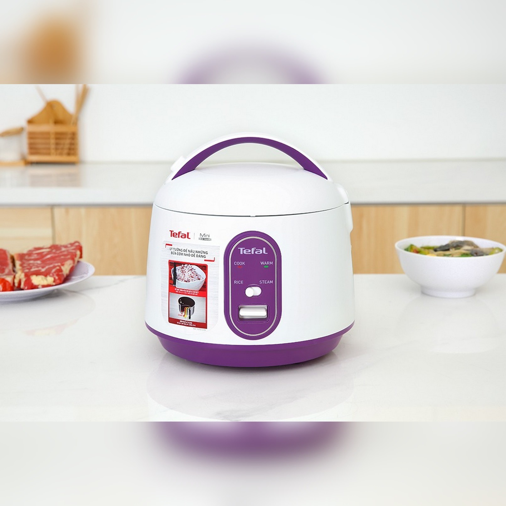 Nồi cơm điện cơ mini Tefal RK224168 - 0.7L