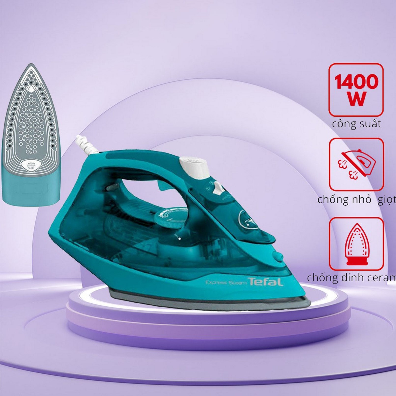 Bàn ủi hơi nước Tefal FV2867E0