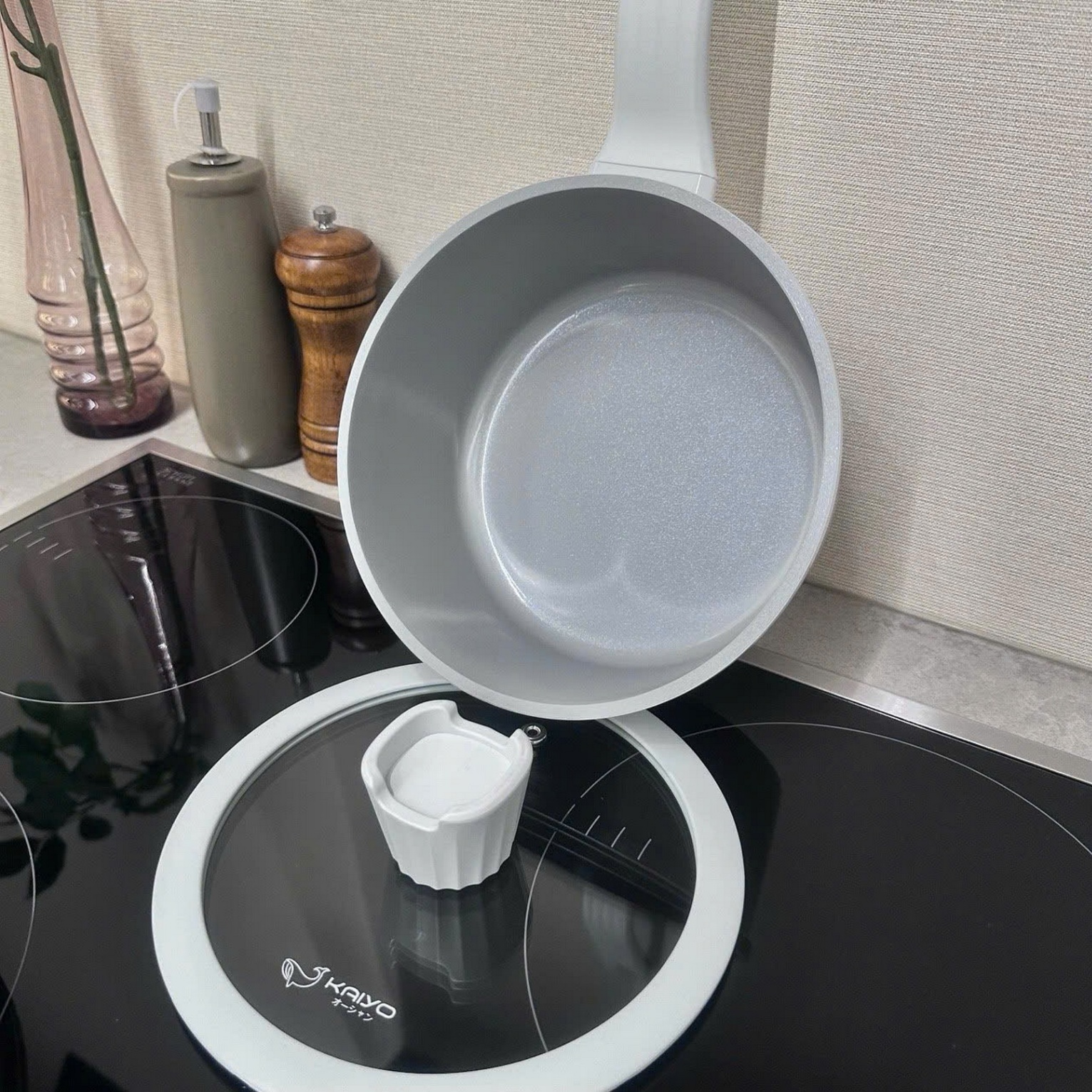 Quánh nhôm đức full induction Ocean Waves Kaiyo size 18cm