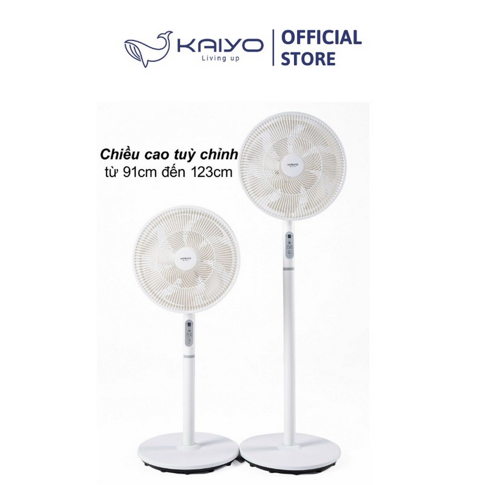 Quạt cây 7 cánh điều khiển từ xa Kaiyo