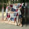 Chăn lông tuyết Kaiyo hàng Nhật 2m x 2.3m (màu trắng họa tiệt ghi đỏ, xanh họa tiết hình vuông, họa tiết con tuần lộc)
