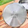 Chảo inox 316 liền khối 5-ply Premium Kaiyo - thành cao, size 24cm