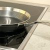 Chảo inox chống dính hoa văn nổi Tri-Ply đáy liền Kaiyo, size 26cm