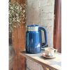 Ấm siêu tốc 2 lớp cool touch 2L Kaiyo màu xanh navy