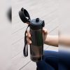 Bình nước thể thao Tritam Kaiyo màu đen, dung tích 680ml