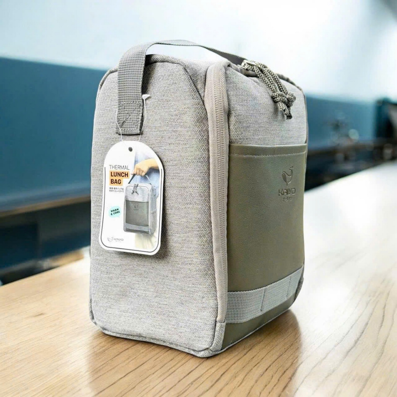 Túi giữ nhiệt Kaiyo, màu ghi