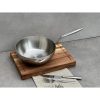 Chảo đúc inox 3 lớp đáy liền sâu lòng Tri-Ply Kaiyo size 26cm