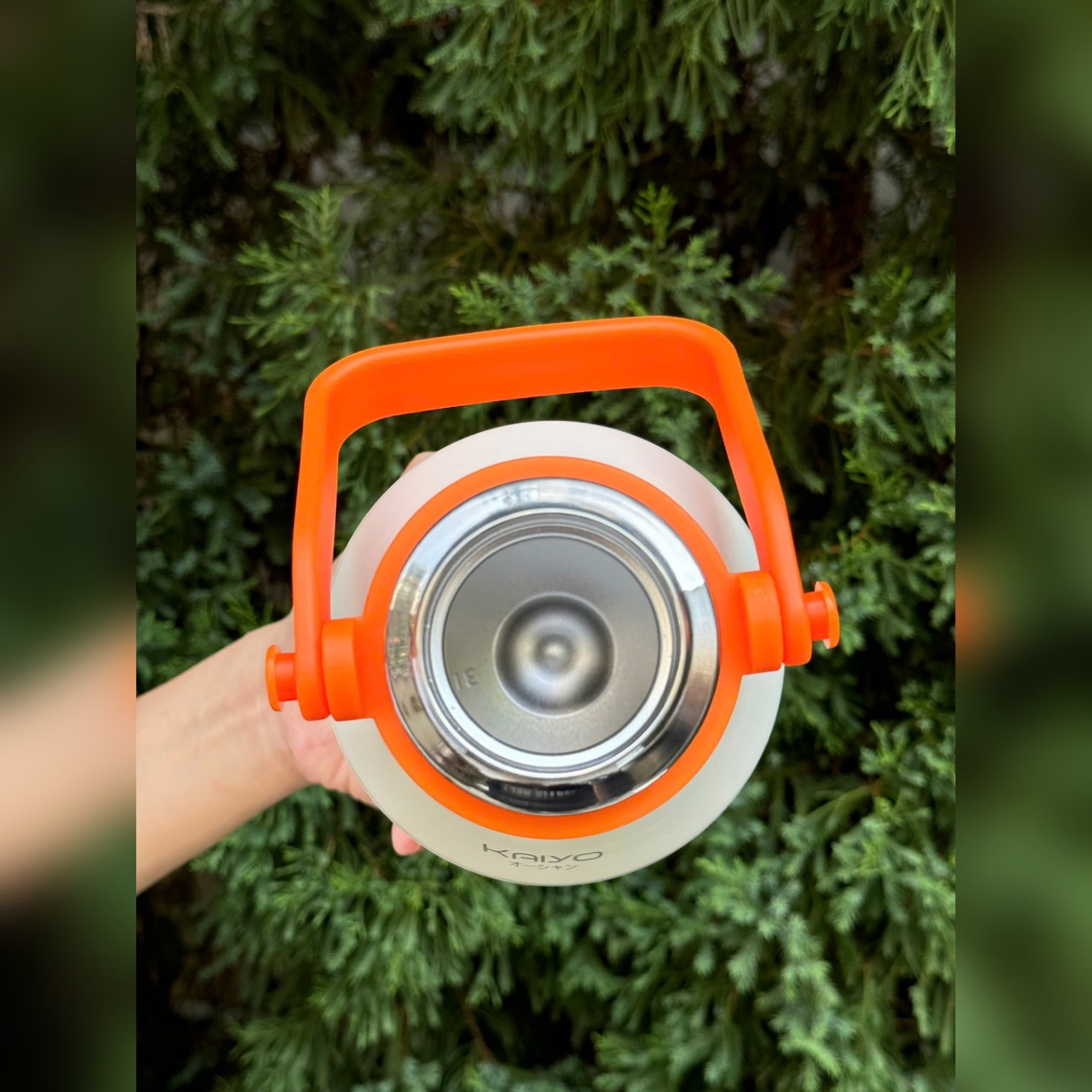 Bình giữ nhiệt Kaiyo 2 lớp inox dung tích 800ml, màu cam