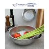 Rổ inox 2 tay cầm có chân Kaiyo 28,5cm