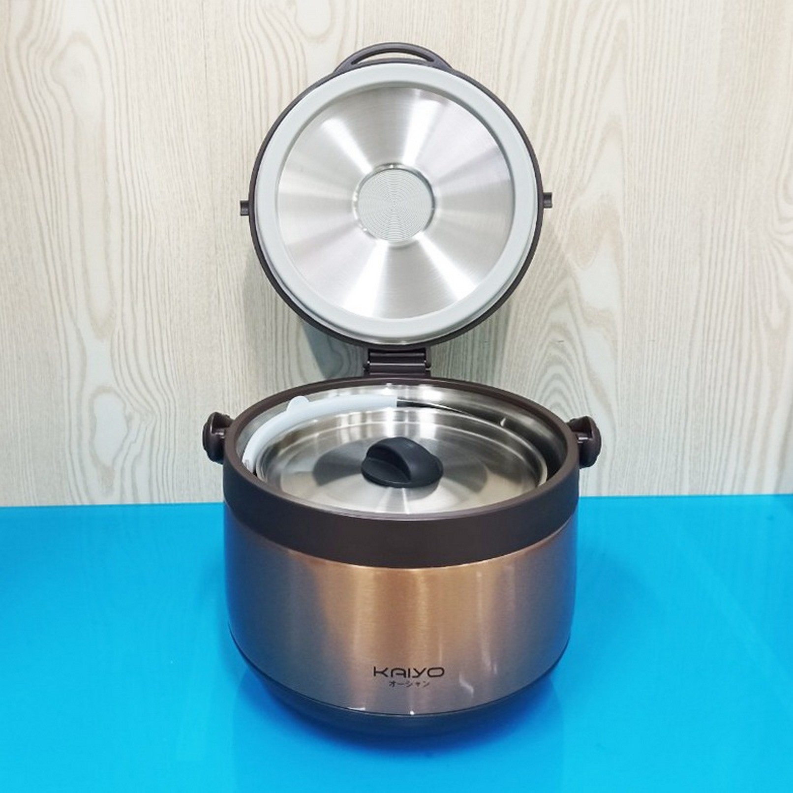 Nồi ủ chân không Kaiyo màu vàng, dung tích 3,0 lít