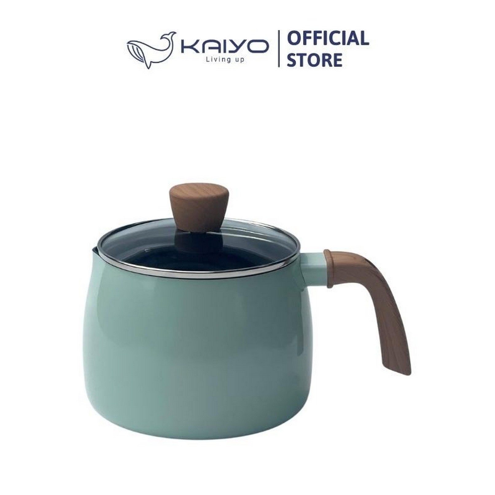 Nồi chiên ngập dầu Kaiyo màu xanh mint