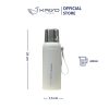 Bình giữ nhiệt 2 lớp inox Kaiyo màu be 600ml