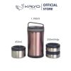 Hộp cơm giữ nhiệt Kaiyo dung tích 1.700ml màu hồng Ruby