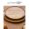Khay gỗ Kaiyo hình tròn, đường kính 30cm