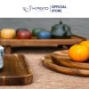 Khay gỗ Kaiyo hình tròn, đường kính 30cm