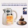 Ấm siêu tốc 2 lớp cool touch 1.5l Kaiyo, màu trắng