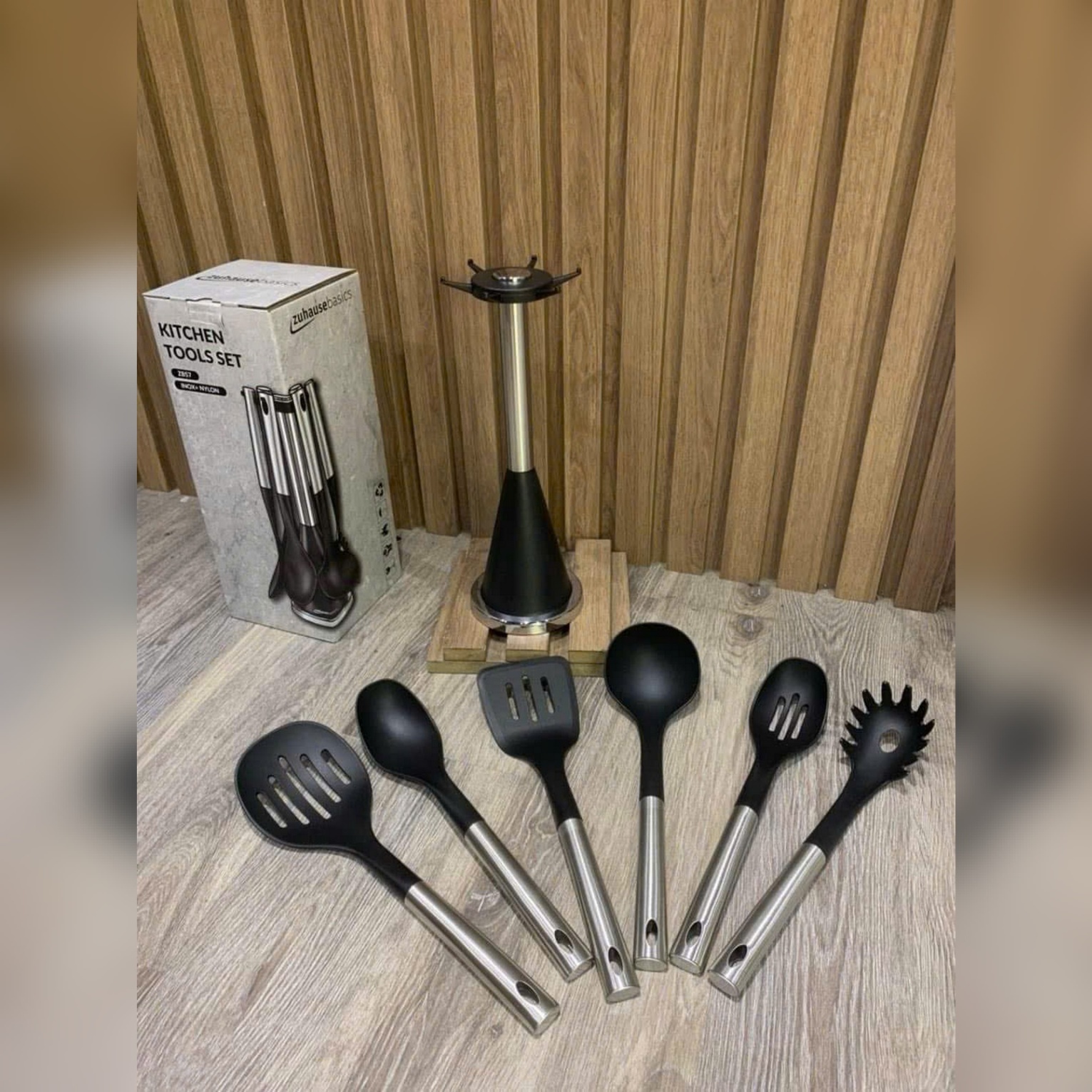 ZB57 - Bộ dụng cụ nhà bếp 7 món Silicone hiệu: ZUHAUSE BASICS