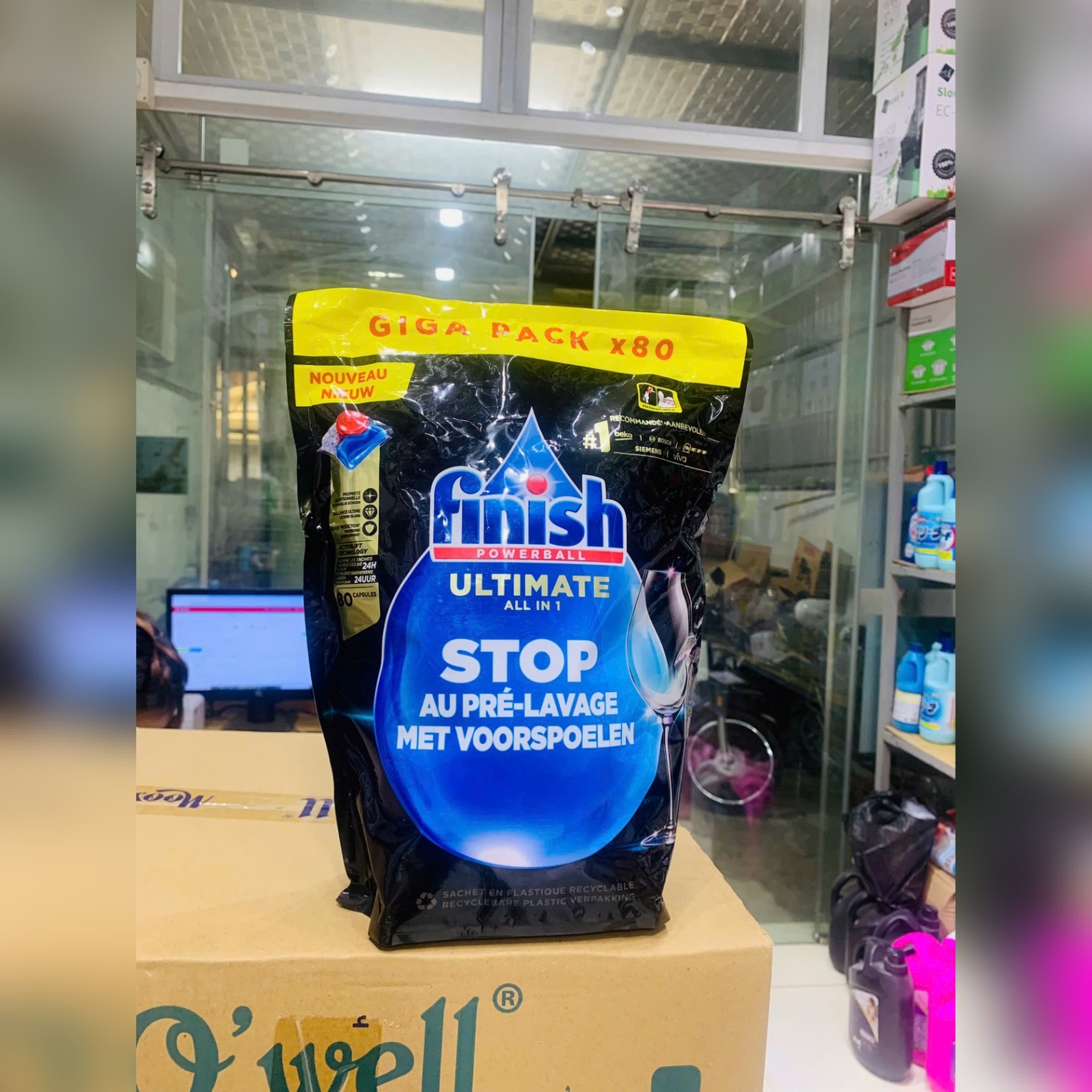 Viên rửa bát finish Ultimate Plus 80 viên