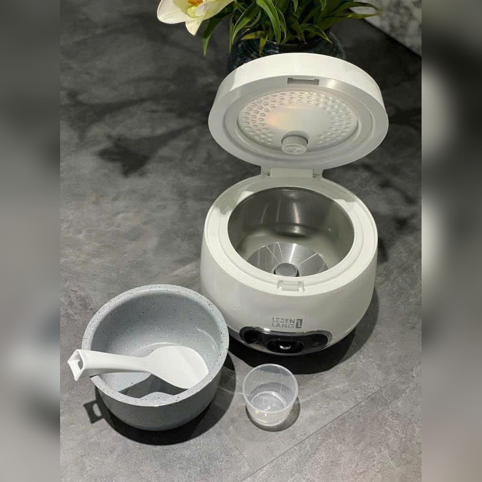 LBL0583W - Nồi cơm điện hiệu LABENLANG dung tích 800ml (màu Trắng)