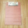 MAT511PIK-Thảm chùi chân memory foam - Stripe, size M-460*700-15, màu hồng